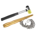 thumbnail image 3 of 3pcs / Set Ring Mandrel Sizer Finger Measuring Stick Handle Hammers Jewelry Tool, 3 of 14