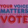 thumbnail image 3 of CafePress - Your Voice Matters Women's V Neck Dark T Shirt - Women's V-Neck Dark T-Shirt, 3 of 4