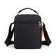 thumbnail image 5 of Bolso bandolera de nailon con solapa para hombre, bandolera pequeña, unisex, con múltiples bolsillos, color negro, para viaje, X233C, 2024, 5 of 5