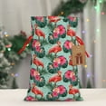thumbnail image 5 of Naloa Palm Leaves Flamingo Drawstring Christmas Bags, 3D Xmas Gift Bags, Christmas Wrapping Bags, Xmas Goodie Bags, Treat Pouch Bags, Party Favor Bags-Medium, 5 of 9