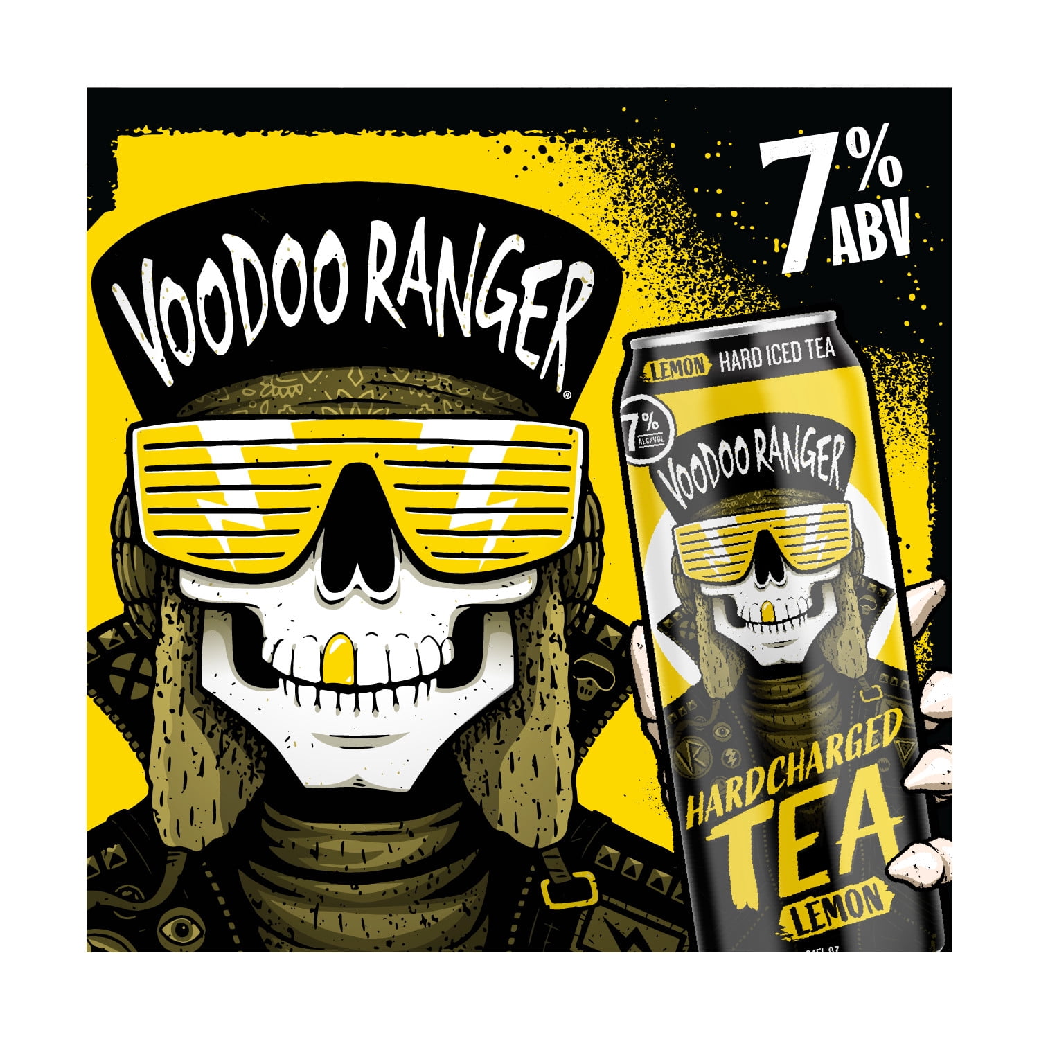 Voodoo Ranger Hardcharged Craft Tea - Lemon, 1 24 fl oz Can, 7
