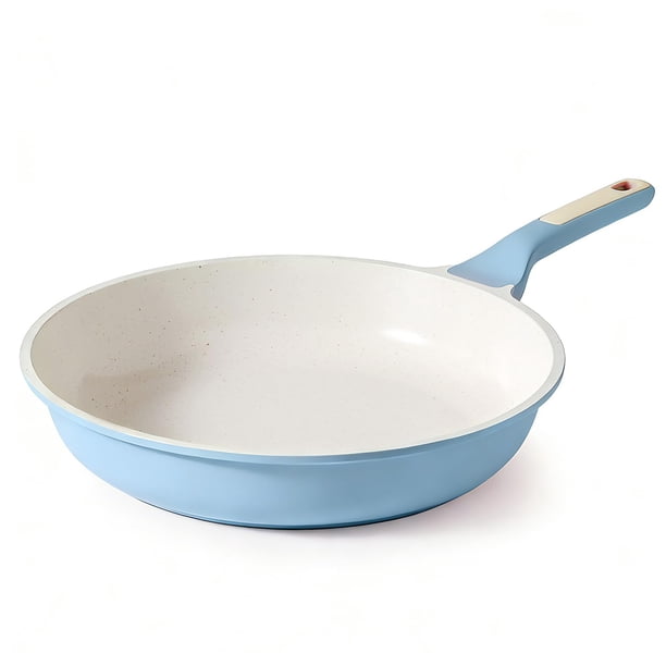 Sartén SENSARTE de cerámica antiadherente de 28 cm, color azul de inducción