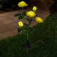 thumbnail image 1 of Solar Flower Shaped Light for Garden Decoration Yellow, 1 of 5