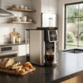 thumbnail image 3 of Jesslyn 3 in 1 Single Serve Coffee Maker: Coffee Machine Compatible with K Cup Capsules & Grounds, Instant Coffee Pot, Tea Maker Brewer - Removable 50 oz Water Reservoir, 120V 1150W, Black, 3 of 13