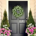 thumbnail image 4 of Spring Wreath for Front Door 20 inch Easter Summer Small Colorful Green Eucalyptus Flower Frame Garland Welcome Decor for Home Farmhouse Outside Outdoor Indoor Hanger, 4 of 5