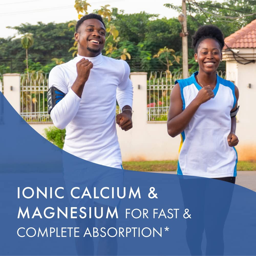Ionic Fizz Calcium Plus by Pure Essence - Perfect Calcium/Magnesium Ratio with Vitamin A, B, C, D and Potassium Strong Bones - Mixed Berry - 7.41 oz