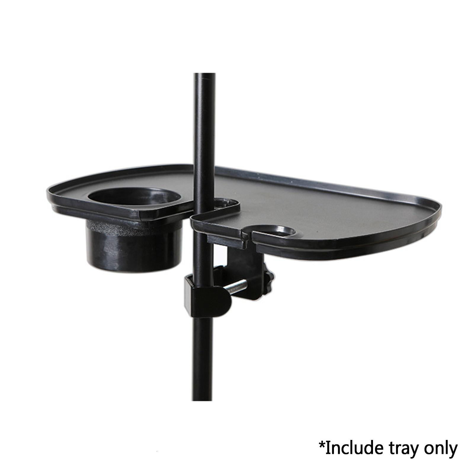 SDFGTstore Plastic Microphone Stand Tray Stage Concert Performance Vocal Guitar Accessory with Drink Holder Microphone Holder