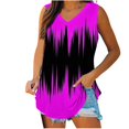 thumbnail image 2 of QUINDOS Womens Shirts Purple Yoga Tank V-Neck Basic Casual Flowy Summer Sleeveless T-Shirt Womens Tank Tops, 2 of 5