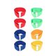 thumbnail image 1 of 8PCS Three-legged Race Band Ankle Strap Stretchy Leg Wrapping Game Band Leggings Running Game Strap for Party Random Color, 1 of 3