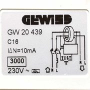 Gewiss Boat Miniature Circuit Breaker GW20439 | Residual Current 230V