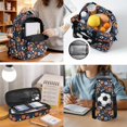 thumbnail image 5 of Yuyamidu Ball Theme 4Pcs Kids Backpack Set for Boys 17 Inch School Bookbag with Lunch Bag Pencil Case Water Bottle Sleeve for Elementary Middle School, 5 of 7
