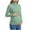 Mint Green, variant on Diufon Maternity Long Sleeve Shirts Mock Neck Pregnancy Pullover Tops Lightweight Side Ruched Basic Blouse