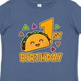 thumbnail image 4 of Inktastic 1st Birthday with Taco and Confetti Boys or Girls Baby T-Shirt, 4 of 5