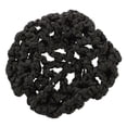 thumbnail image 2 of Hotel Waitress Elastic Nylon Black Snood Net Ballet Bun Hair Covers Ornament 4 Pcs, 2 of 5