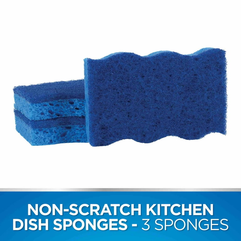 Treenewbid Kitchen Cleaning Sponge,Eco Non-Scratch for Dish,Scrub Sponge(Pack of 24)