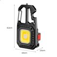thumbnail image 3 of Washranp Keychain Flashlights,3-in-1 Portable Waterproof Super Bright Mini LED Lights Flashlight with Wrench Camping Supplies, 3 of 7