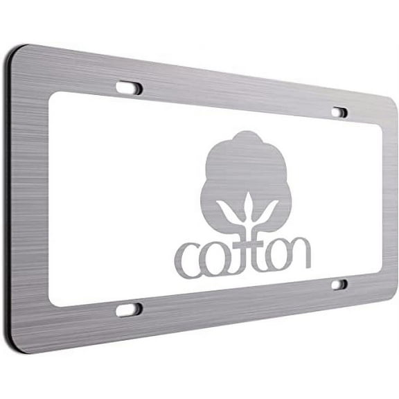 Cotton License Plates and Car Tags - Seal of Cotton gifts