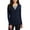 True Navy, variant on Just Blanks Ladies Modern Stretch Cotton Cardigan, Black, XS
