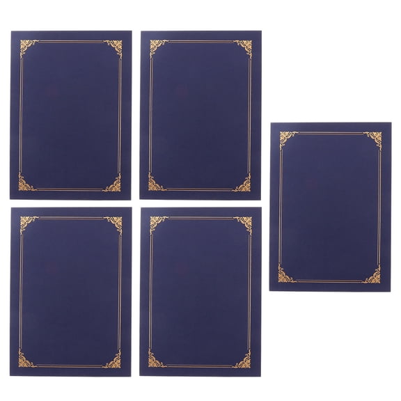 SEWCHICS 5-Pack Paper Document Covers and Certificate Holders for Graduation, Awards, and Important Papers