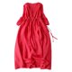 thumbnail image 1 of Vestido entallado de manga 5/4 y cuello redondo para mujer - Elegante vestido informal de poliéster para el día a día o para fiestas, con tejido elástico, 1 of 4
