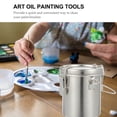 thumbnail image 2 of 1PC Stainless Steel Pen Washing Barrel Premium Durable Paint Brush Washer, 2 of 4