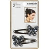 Conair Jeweled Butterfly Snap Clips, 2 Pack