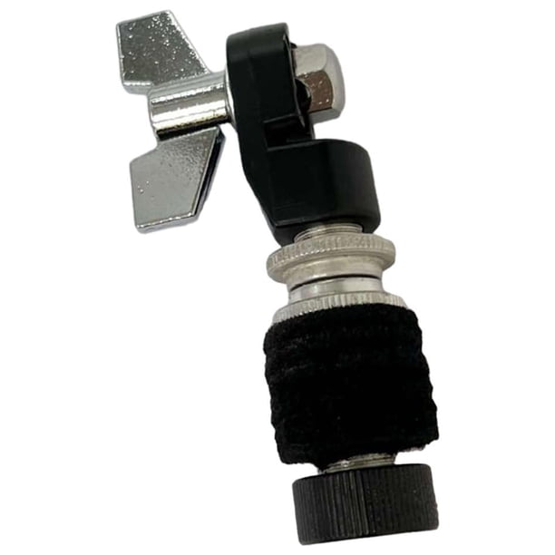 Embrague para Hi Hat Embrague para Tambor de Jazz Soporte para Hi Hat de Metal Poste para Instrumento de Percusión Hi Negro