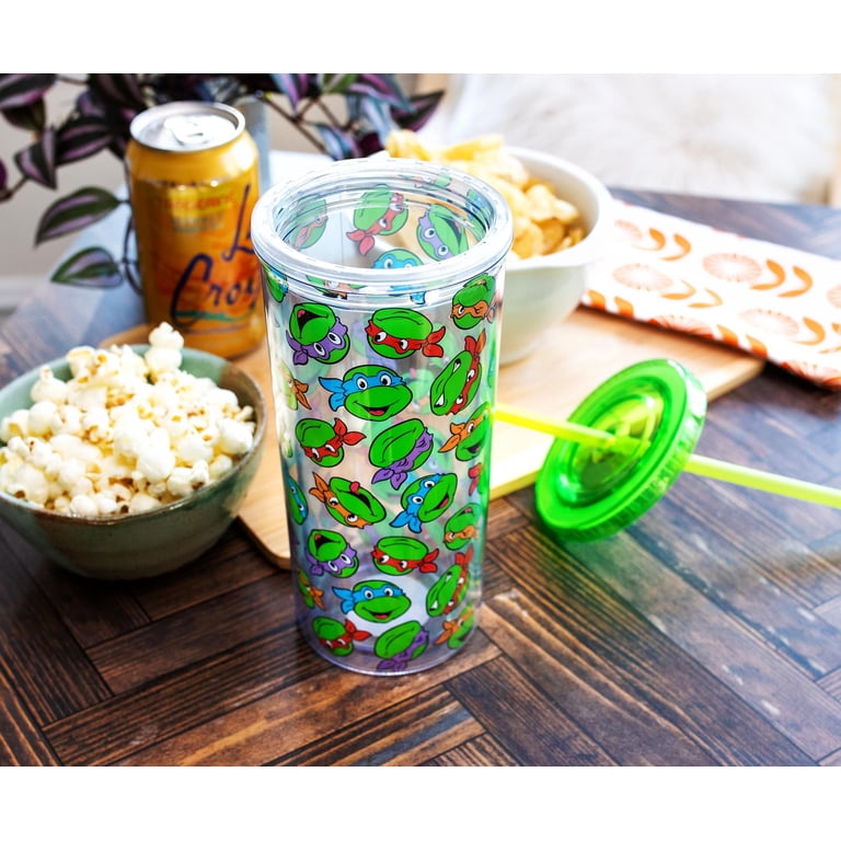 Teenage Mutant Ninja Turtles Allover Faces Carnival Cup With Lid