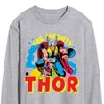 thumbnail image 3 of Marvel Thor - The Mighty - Men's Long Sleeve Graphic T-Shirt, 3 of 5