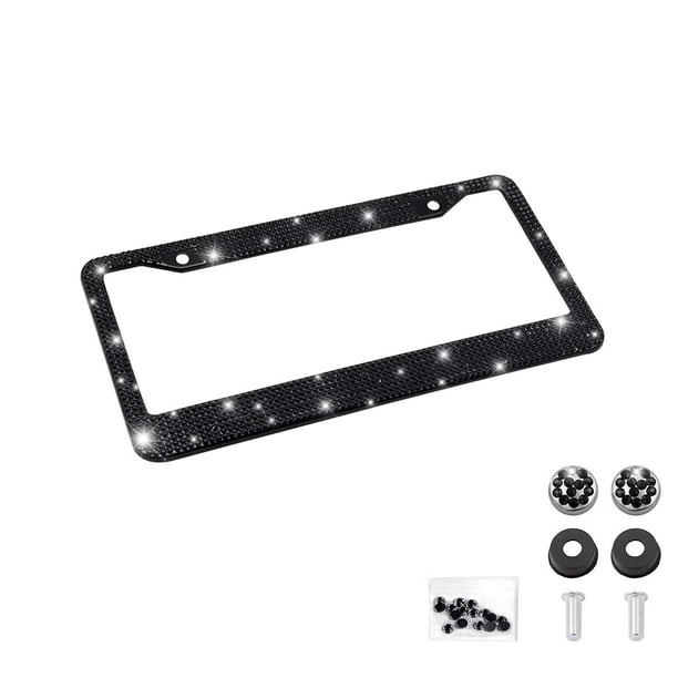 License Plate Frame Lastingly Bling License Plate Holder, Sparkly