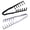 Black + Gray, variant on 2PCS Texture Comb for Hair Styling, Volume Comb Root Lifter Tool, Wide Tooth Comb for Curls, Anti Frizz Hair Combs for Styling Men Women, Fluffy Hair Pick (Pink + Blue)
