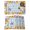 Yellow Light Purple Light Blue, variant on Sunflowers Placemats Set of 12, Spring Watercolor Flowers Butterflies Hydrangea Blue Placemats for Dining Table, Place Mats for Kitchen Tabletop, Waterproof Wipeable Dining Table Mats Set