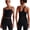 Black, variant on AEXTO Women Two Piece Workout Sets Y Back Tank Top Matching Booty Lifting Shorts Gym Yoga Active Wear Outfits