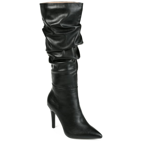 Journee Womens Sarie Wide Calf Stiletto Knee High Boots