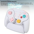 thumbnail image 4 of Manette de Jeu, Gyroscope RVB à Six Axes Sans Fil avec Station de Recharge Sans Fil pour la Maison Noir, Violet, Blanc, 4 of 7