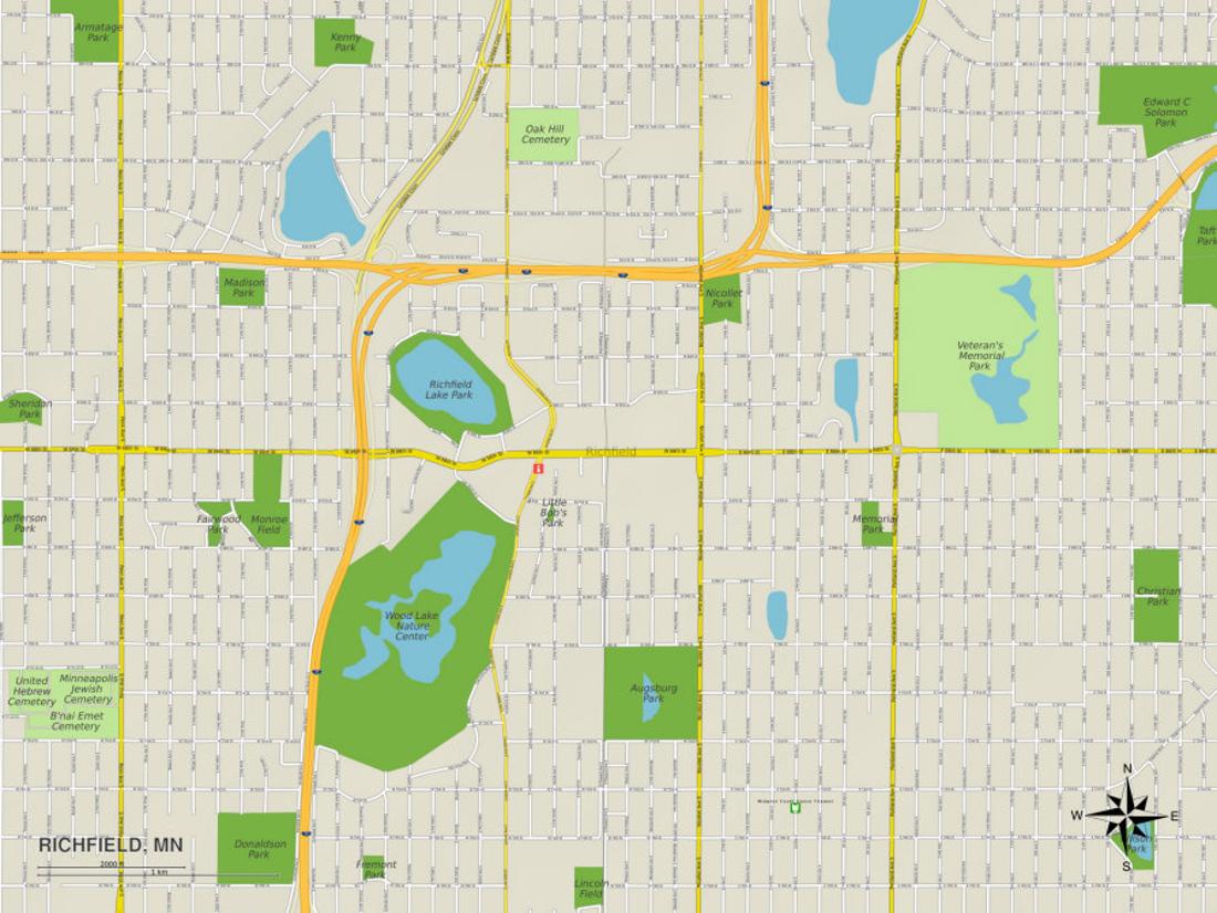 Richfield Mn Zip Code Map Map
