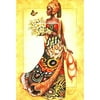 (TENVOLTS)DIY 5D Mosaic African Women Full Drill Round Diamond Resin Painting Kit