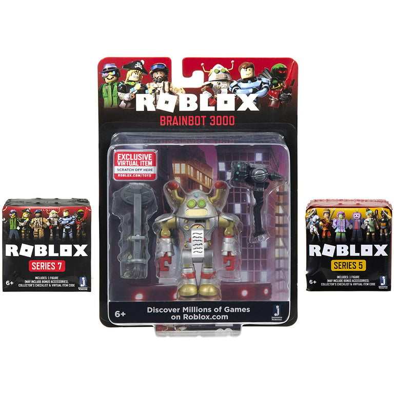 Roblox Action Collection - Dominus Dudes Four Figure Pack [Includes  Exclusive Virtual Item]