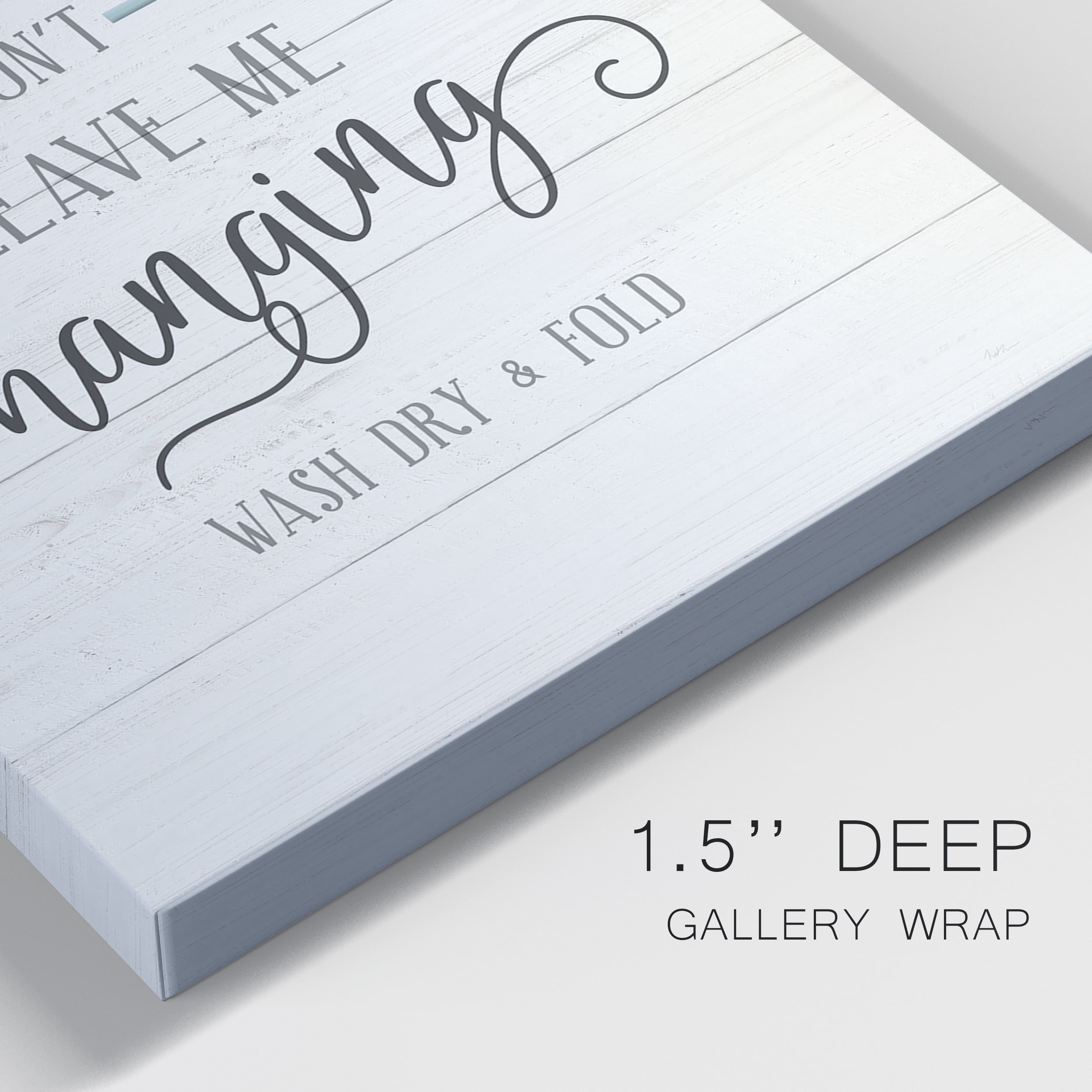 Don't Leave Premium Gallery Wrapped Canvas - Ready to Hang - Set of 2 - 32 x 48 Each