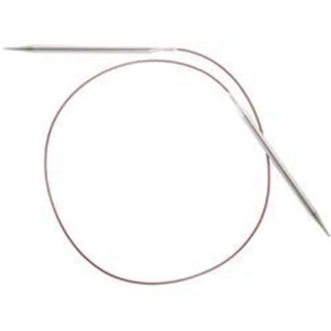 Red Lace Stainless Steel Circular Knitting Needles 32'-Size 2.5/3mm