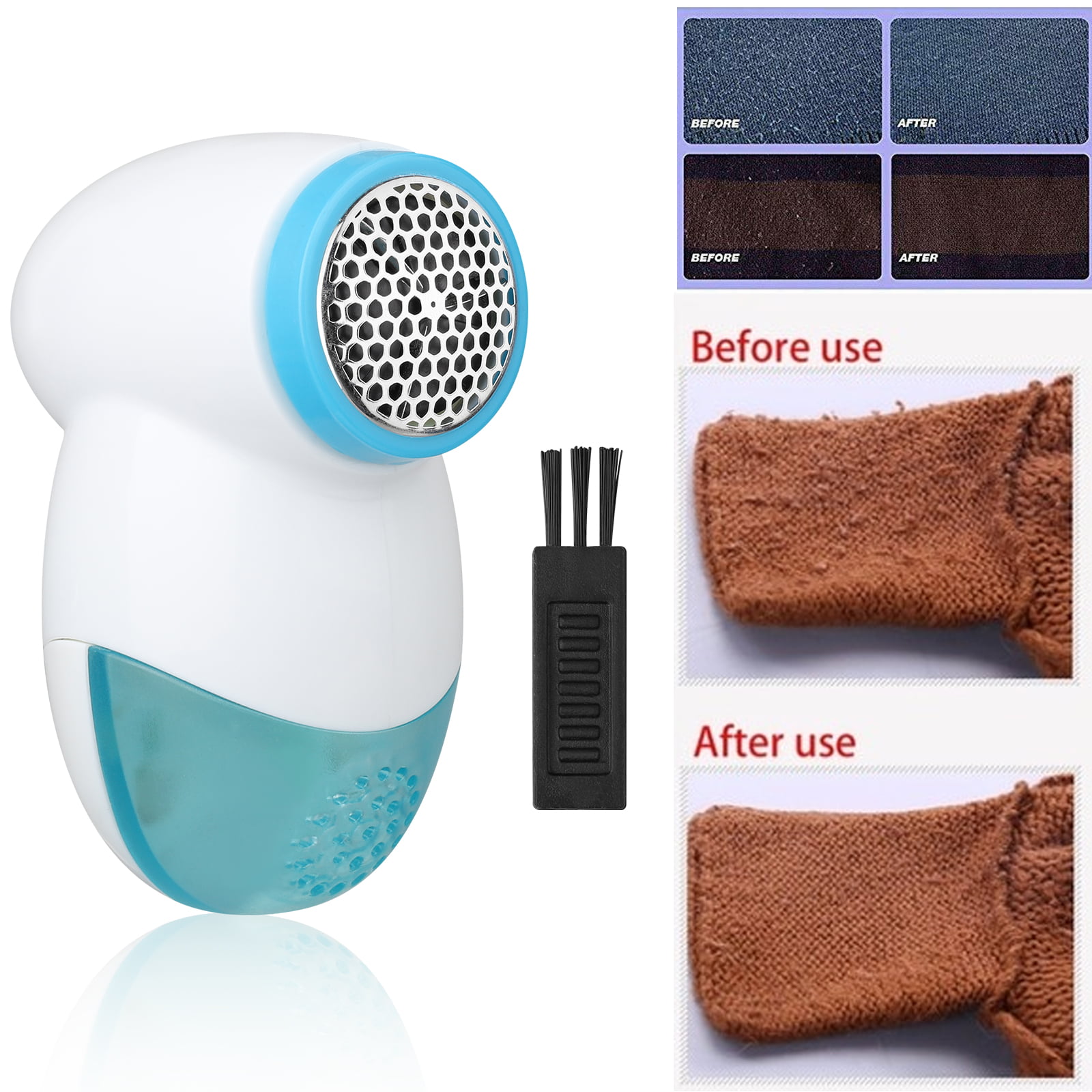 Knitwear Carpet & Blankets Lionina Portable Fabric Shaver Electric Lint Remover for Sweater Bobble Remover Fabric Clothes