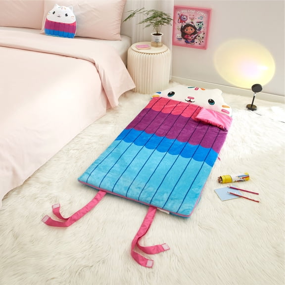 Gabby's Dollhouse, Kids Faux Fur Figural Slumber Bag