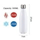 thumbnail image 2 of Botellas de agua aisladas de acero inoxidable agua deportiva reutilizable con forma de cola de 17 oz, 2 of 5
