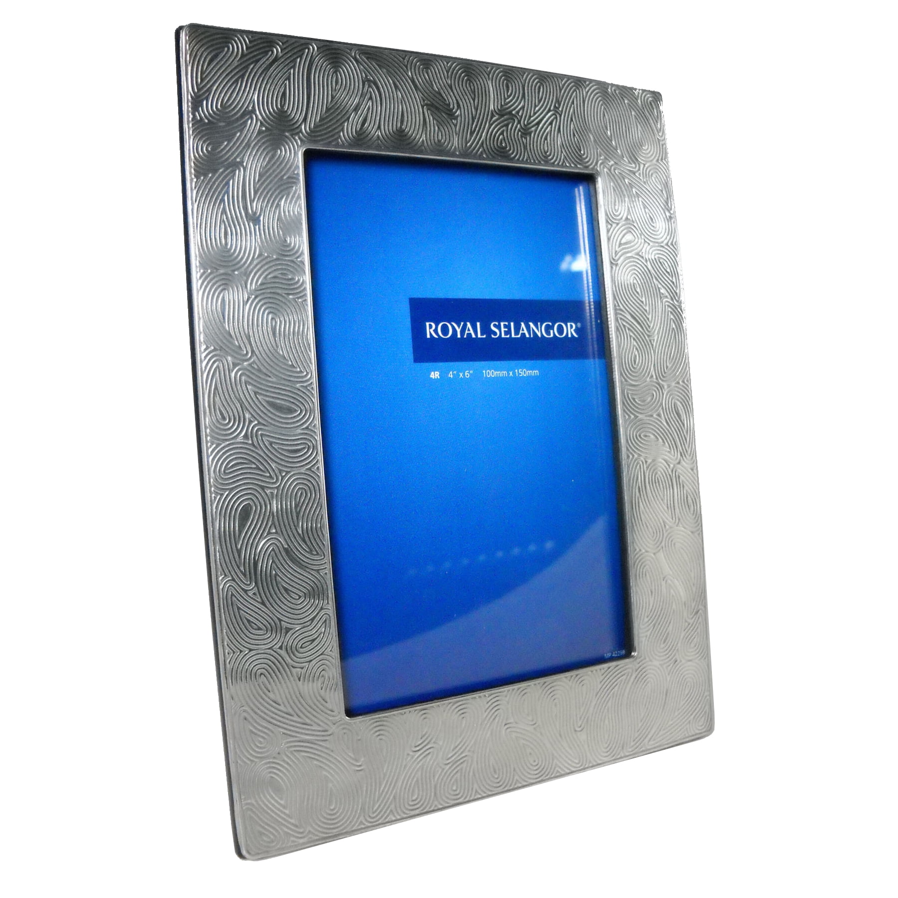 Royal Selangor Mirage 4x6 Inch Paisley Photo Frame