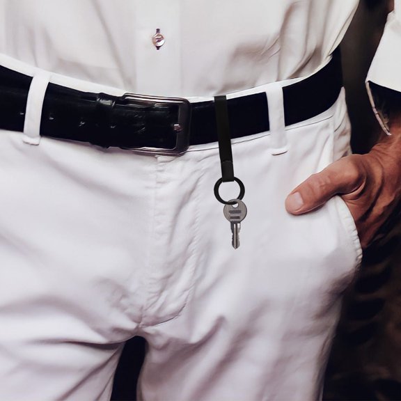 Heavy-Duty Keychain Clip for Keys, Secure Key Holder Accessory for Work, Outdoor Activities, and Daily Use