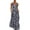Black, variant on IROINNID Women's V-Neck A-Line Dress Fashion Sleeveless Casual Floral Printed Full-Length Dress