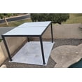 thumbnail image 3 of PURPLE LEAF 10' x 12' Patio Louvered Pergola Outdoor Aluminum Pergola with White Roof Adjustable Hardtop Rainproof Louver for Garden Backyard Deck, 3 of 9
