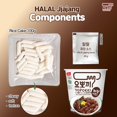 thumbnail image 5 of Instant Halal Tteokbokki Pack (Hot Spicy, 2 Packs) Korean Street food with sweet and hot spicy sauce Topokki Rice Cake - Quick & Easy to Prepare, 5 of 5