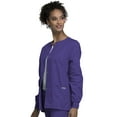 thumbnail image 4 of Cherokee Workwear Prints Women's Scrubs Jacket Snap Front Warm Up 4350, 4 of 7