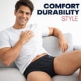 thumbnail image 4 of Reebok Pack de 5 calzoncillos bajos para hombre, algodón, con soporte, 4 of 7